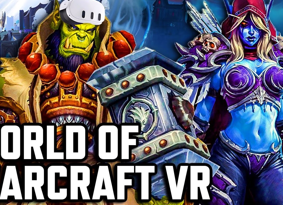 Игра в World of Warcraft VR с помощью тредбана Virtuix Omni и HTC Vive