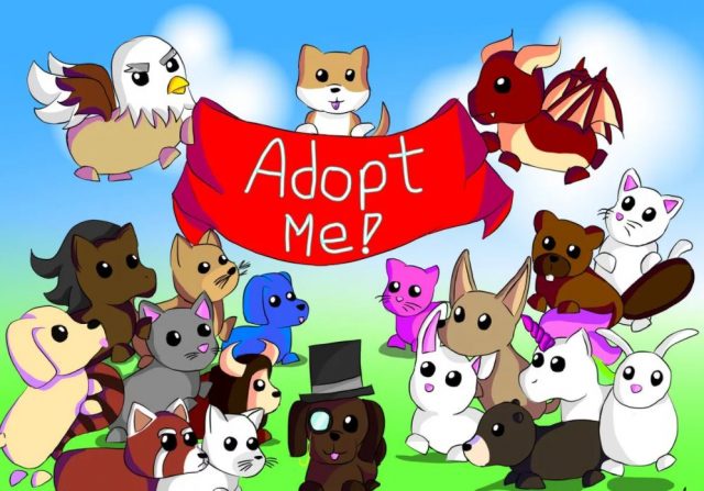 Обои на телефон adopt me