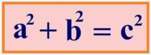 Формула теоремы Пифагора