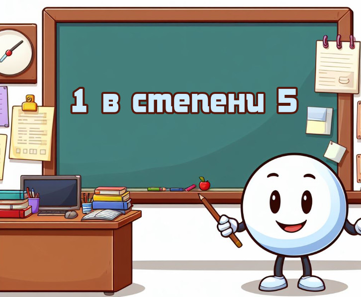 1 в степени 5. Будет интересно